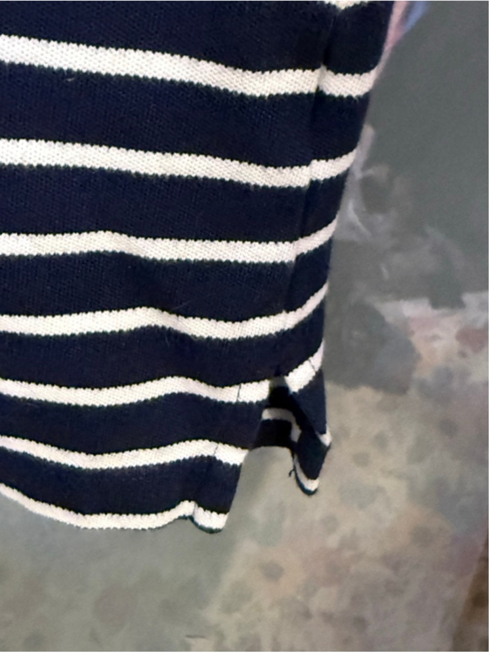 Tommy Hilfiger Navy White Stripe Polo Mini Dress M - Picture 4 of 7